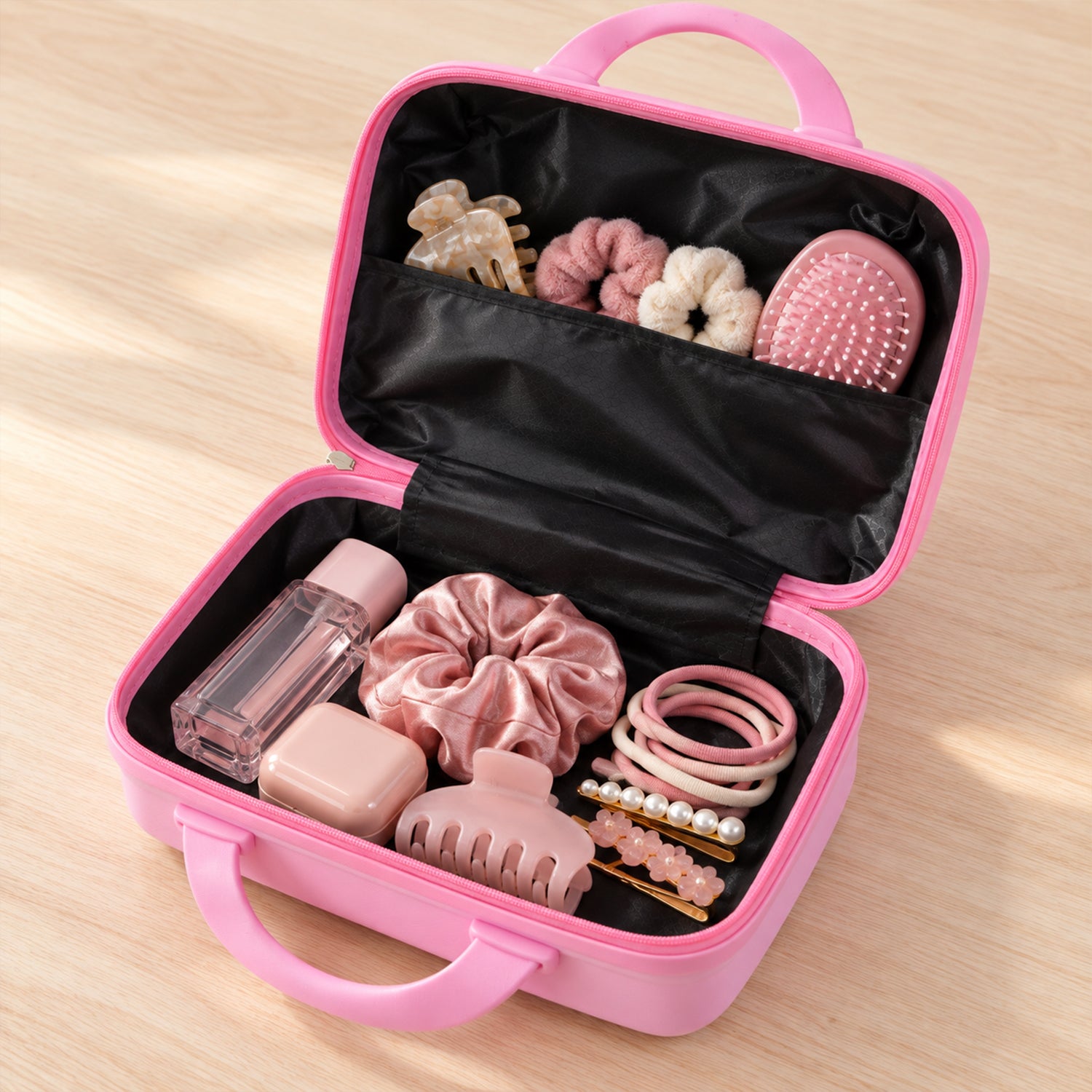 Kids Bear-Shaped Hard Shell Carry Case with Handle