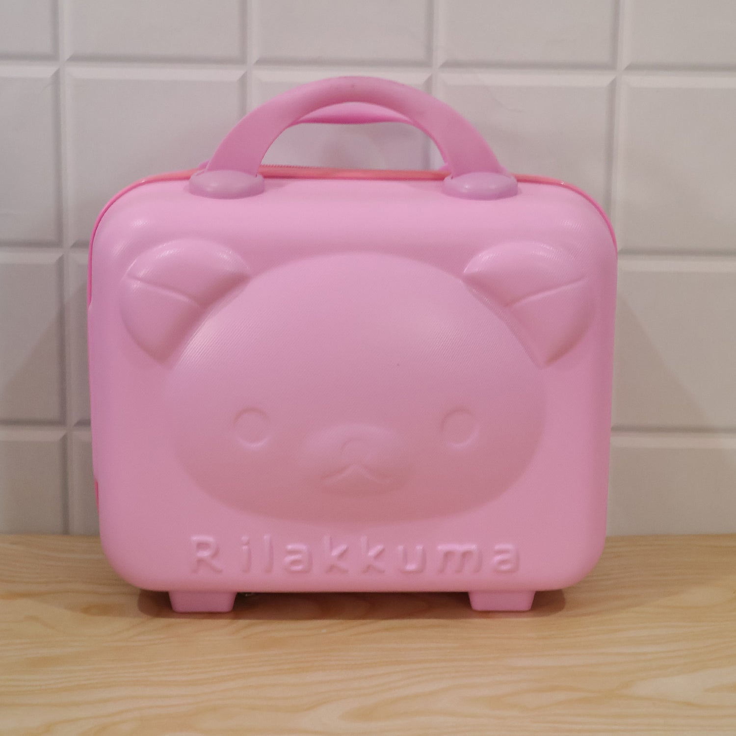 Kids Bear-Shaped Hard Shell Carry Case with Handle