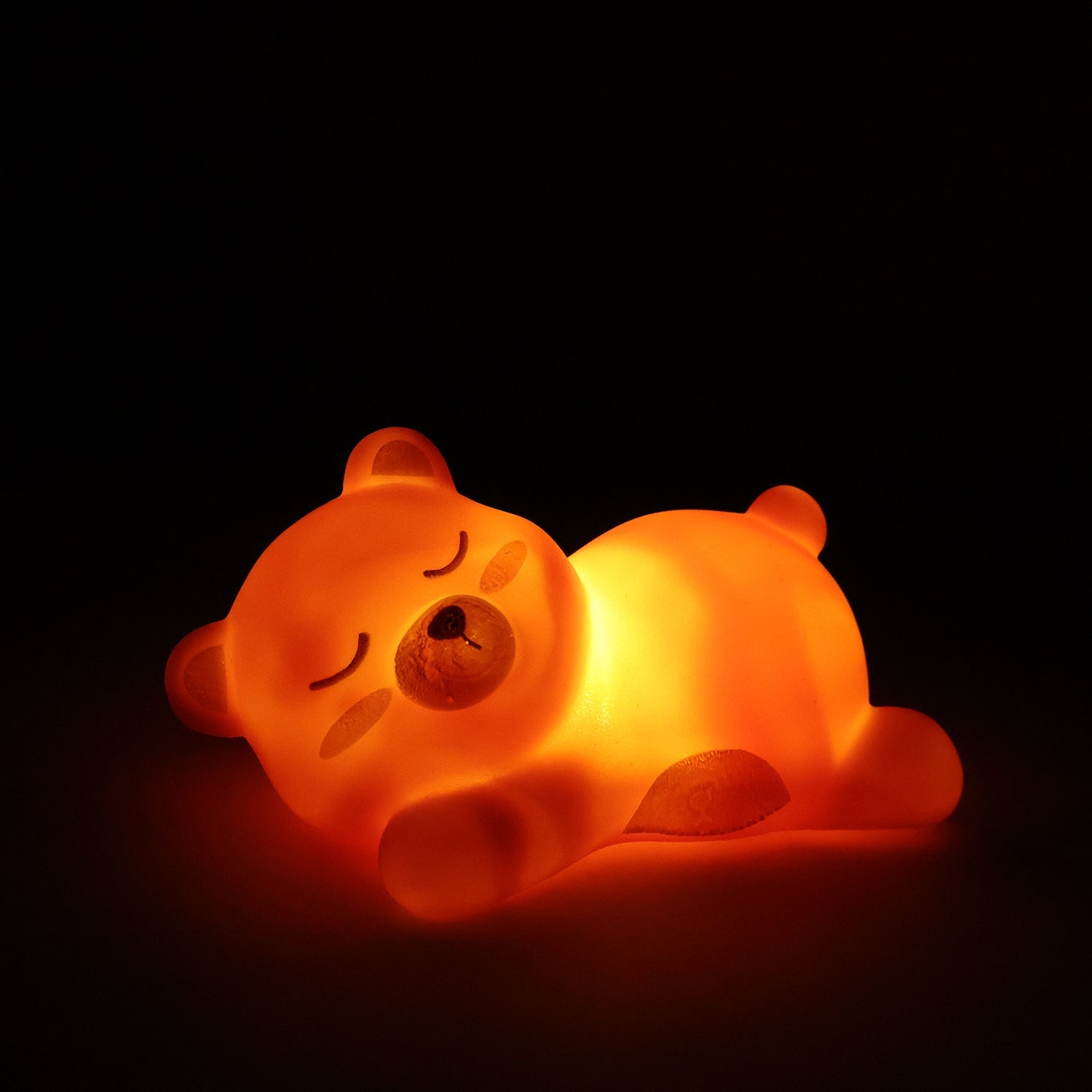 Portable bear LED night light for nursery and bedside