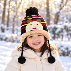 Knitted Cartoon Winter Cap