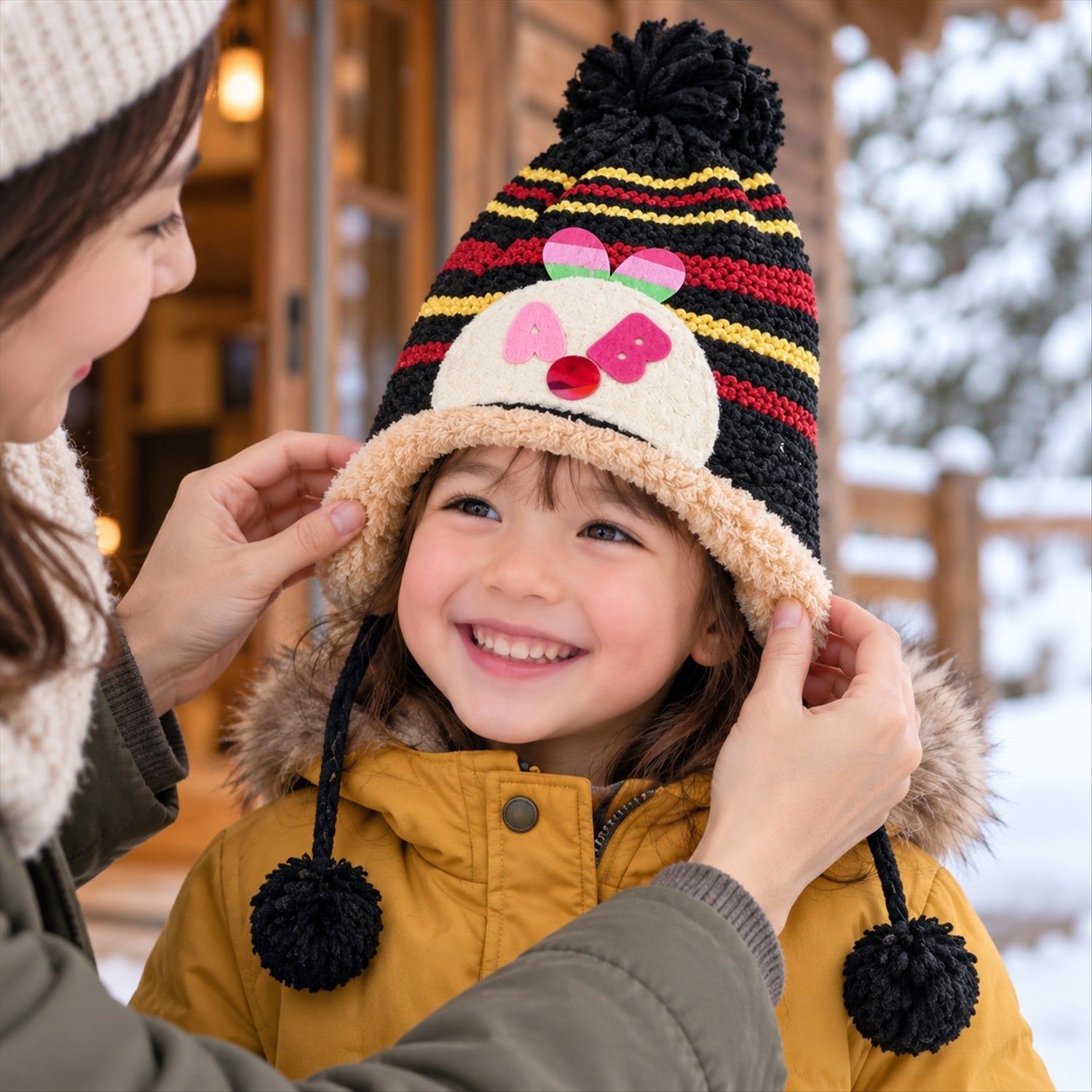 Plush Lined Ear Cover Cap