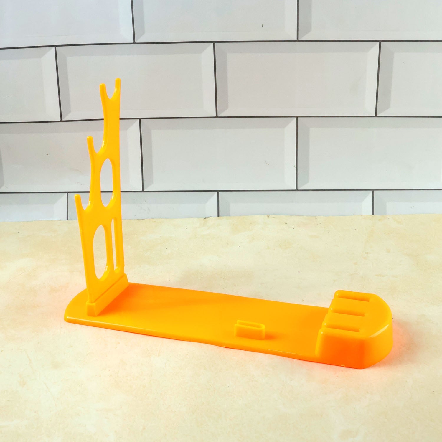 Top view of Plastic Kitchen Knife Stand slots for knives