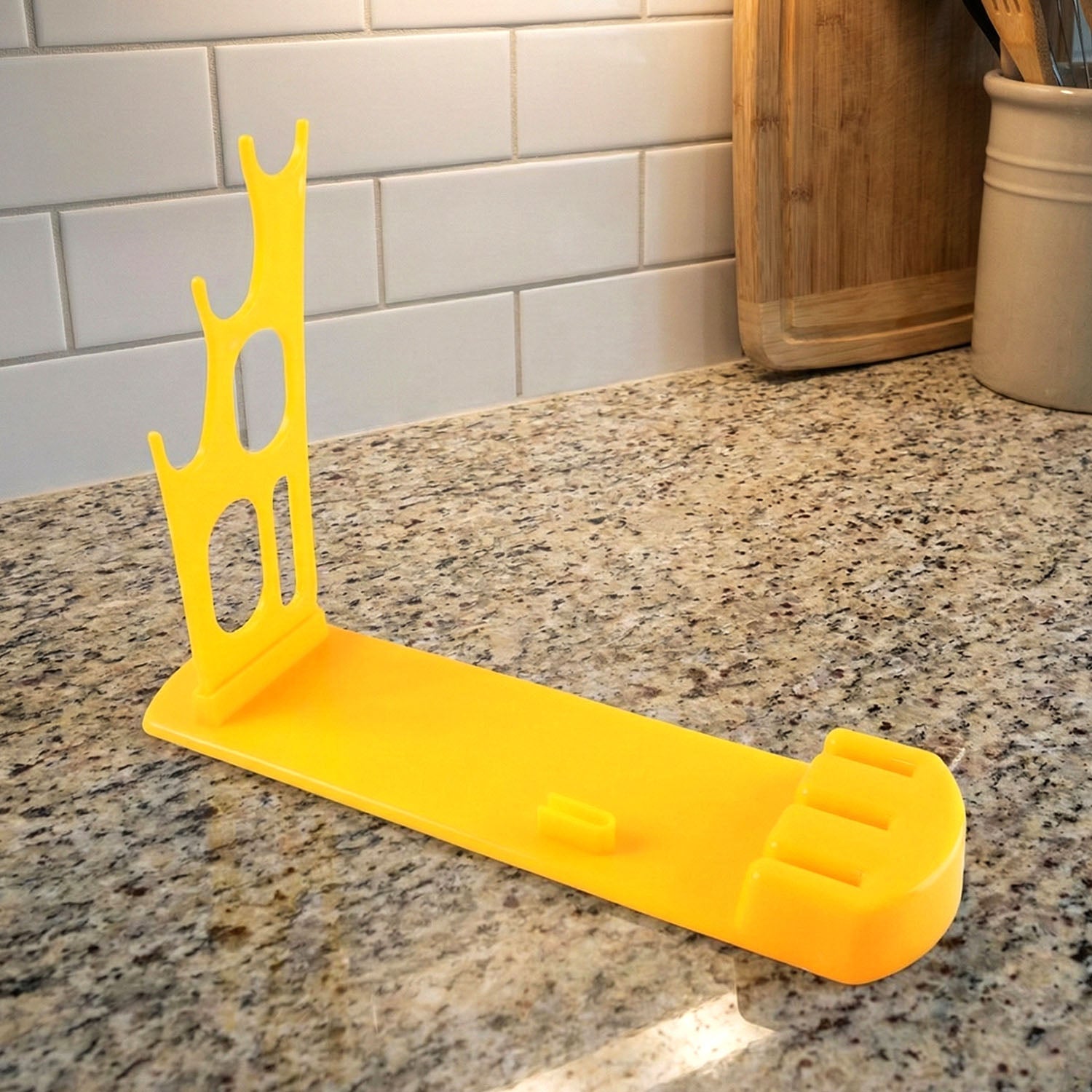Plastic Kitchen Knife Stand in kitchen setting