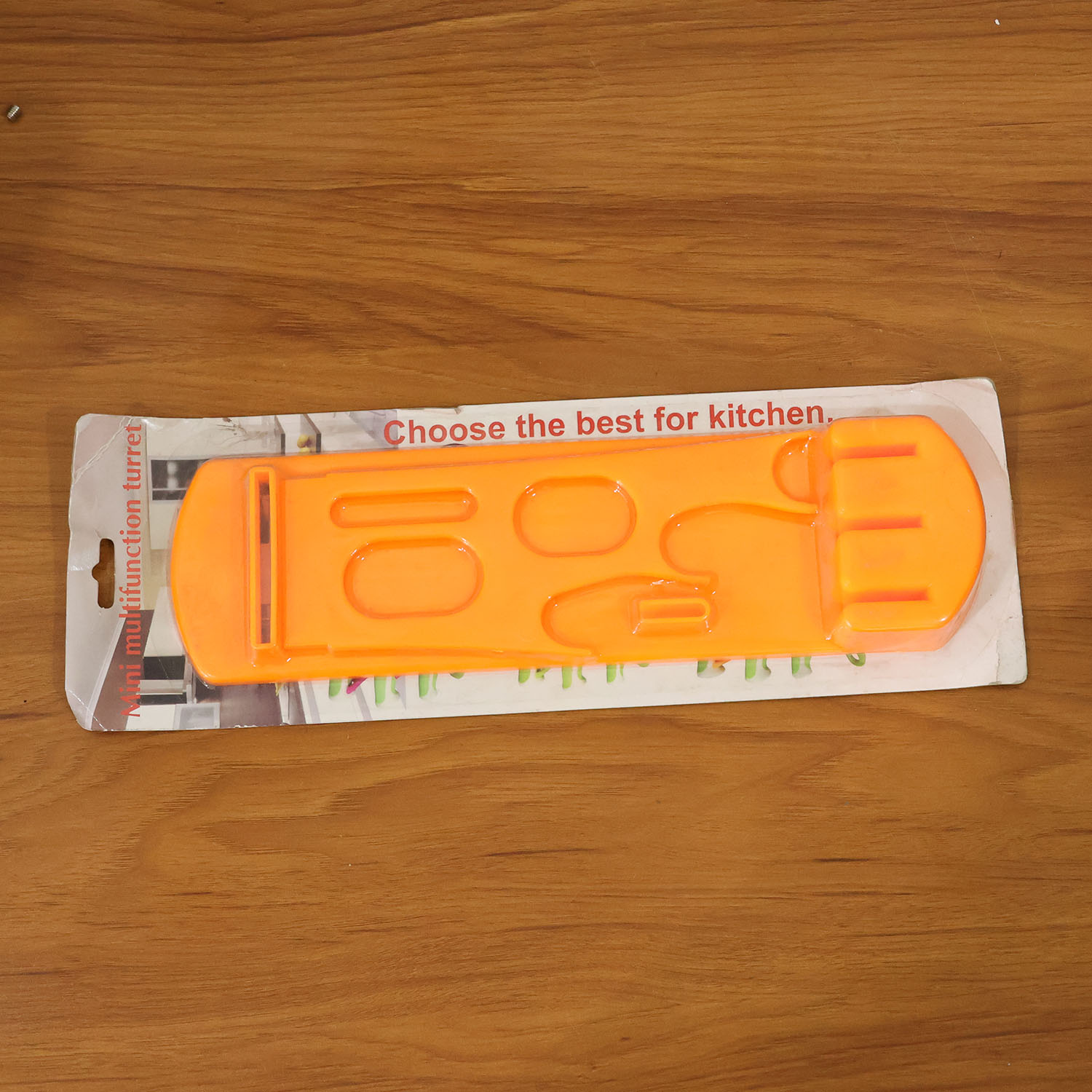 Plastic Kitchen Knife Stand displaying various knives