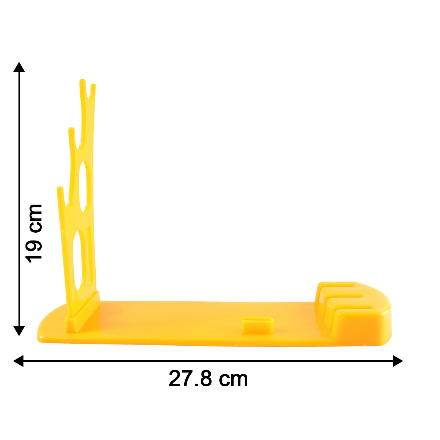 Plastic Kitchen Knife Stand dimensions chart
