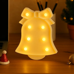 Stylish Bell Shaped LED Decorative Night Lamp in pink
