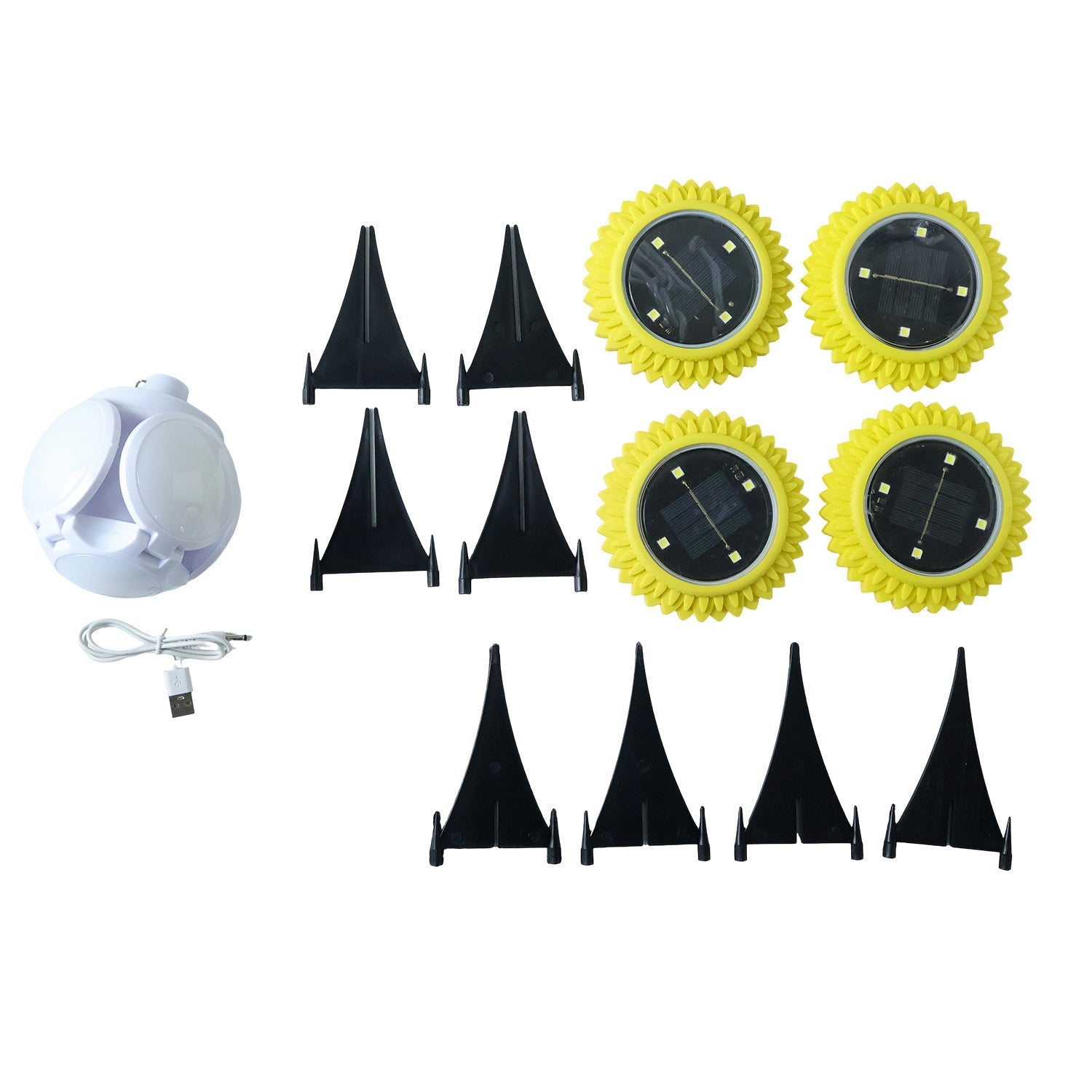 Energy-efficient LED garden solar lights