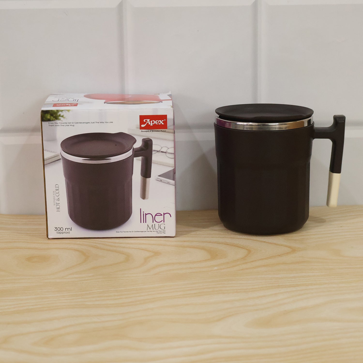 Live photo of Apex 300 ml compact coffee mug