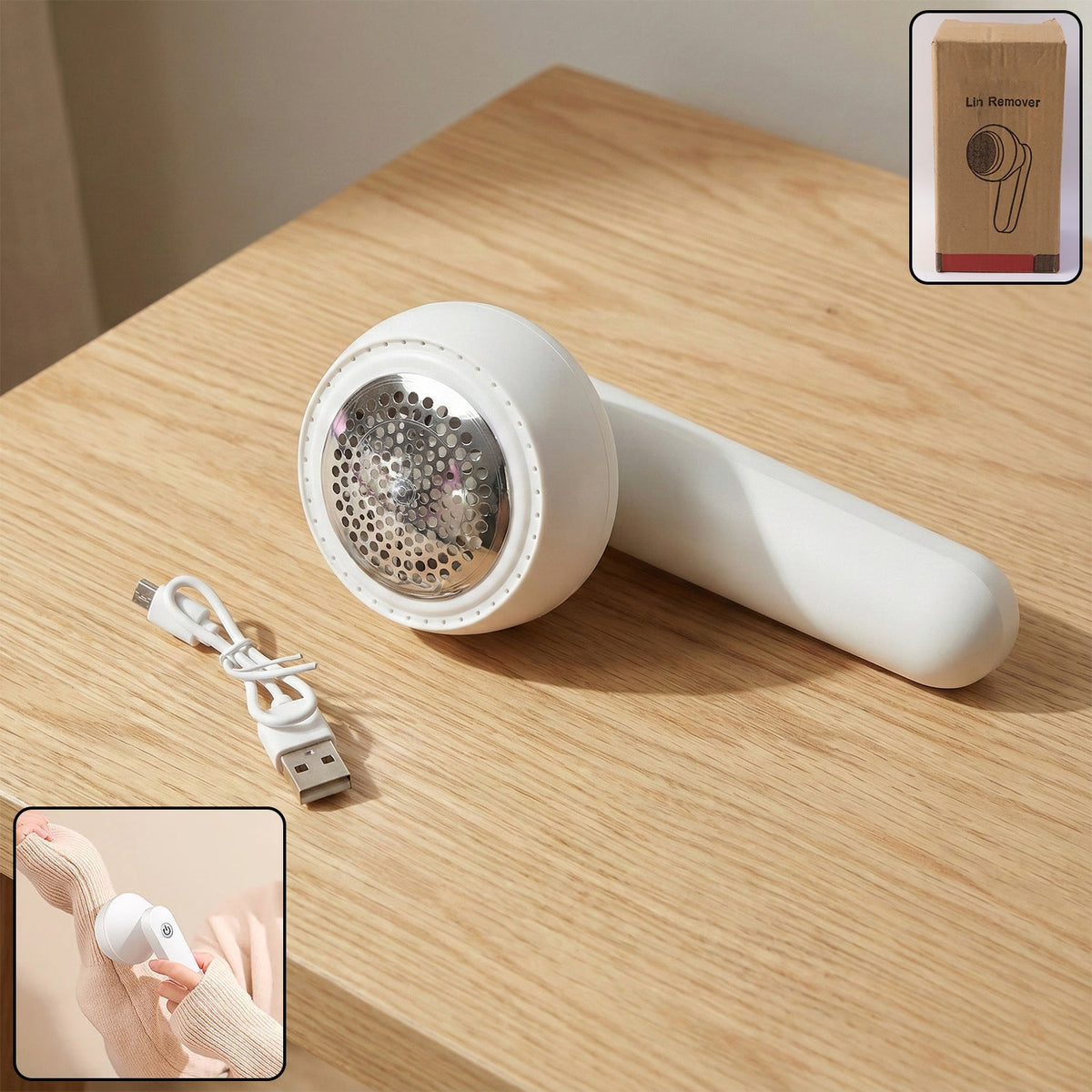 USB Rechargeable Electric Lint Remover (1 Pc)