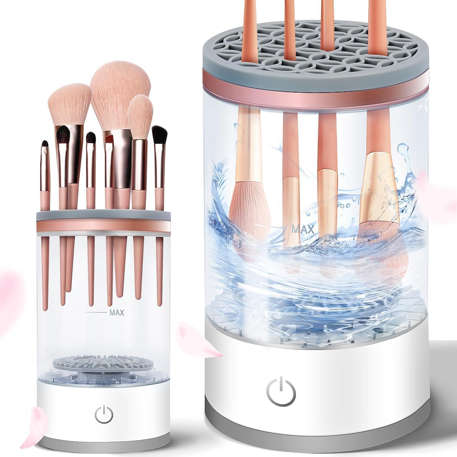 Electric Makeup Brush Cleaner and Dryer – Automatic USB Rechargeable Brush Washing Machine