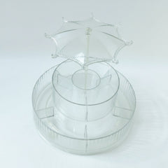 Premium 360° Rotating Makeup & Jewellery Organizer Stand (1 Pc)