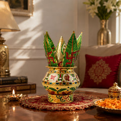 Traditional Decorative Pooja Kalash (1 Set)