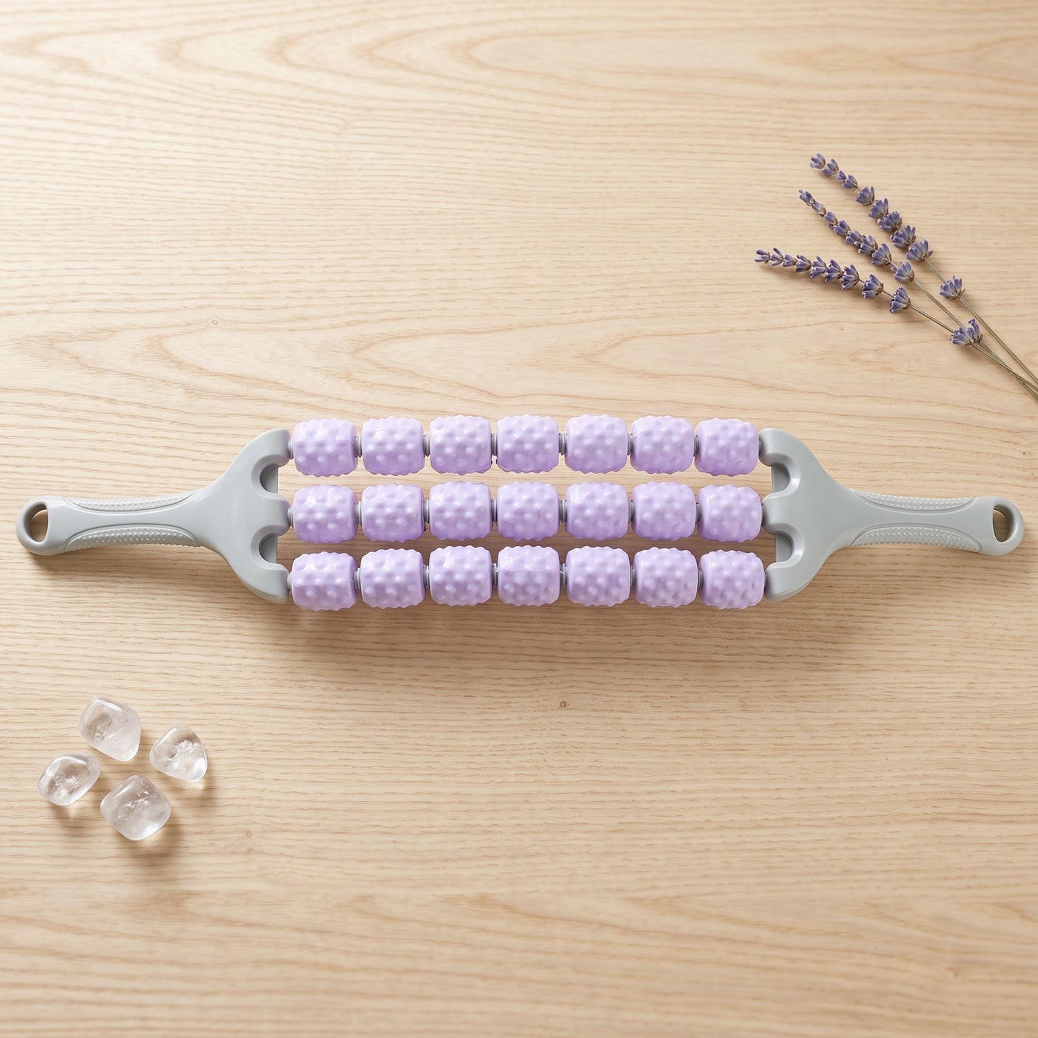 Massage stick used for post workout muscle recovery