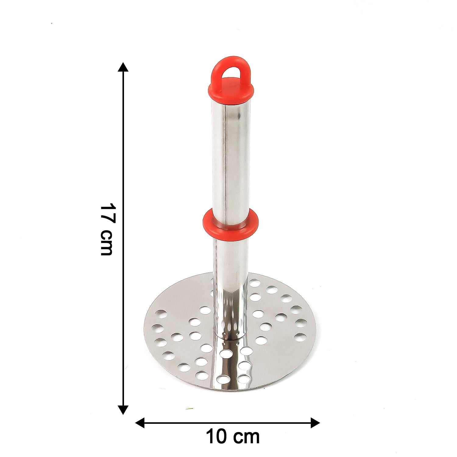 Ergonomic handle with anti-slip grip of potato masher