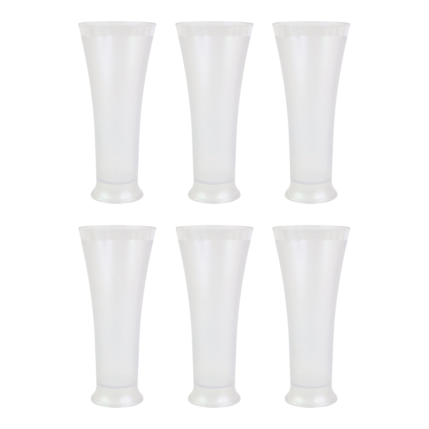 Supermom Plastic Faluda Matt Glass Set (300ML / 6 Pc)