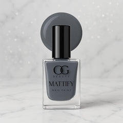 OG Beauty Calm Grey Mattify Nail Paint (10 ML / 1 Pc)