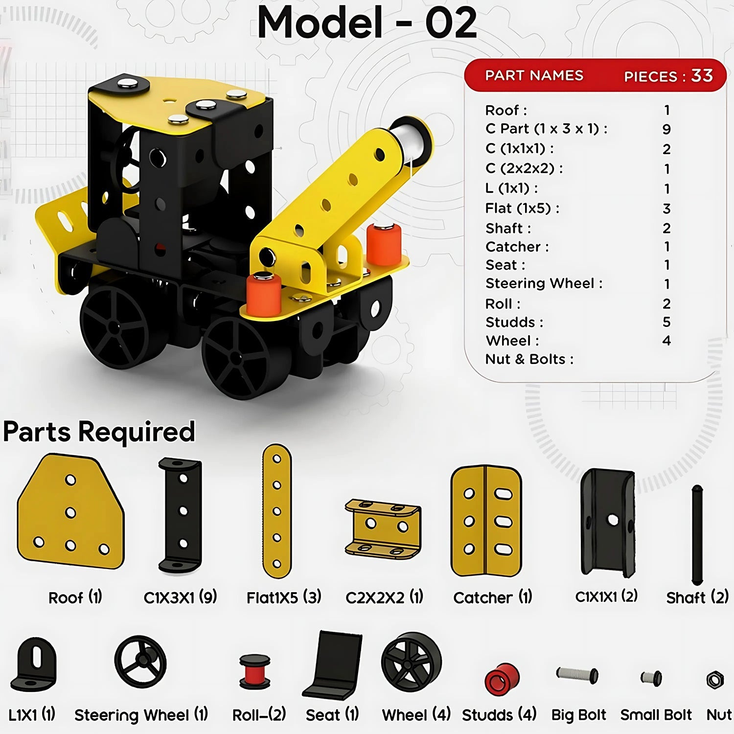 Aditi Mecha Racer packaging highlighting 5-in-1 feature