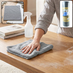 Disposable Cleaning Cloth Roll, Reusable Microfiber Kitchen Towel, Tear-Off (1 Roll)