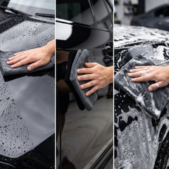 Soft Absorbent Microfiber Cleaning Towel 30 x 30 Cm Pack of 3 Lint Free (3 Pc)
