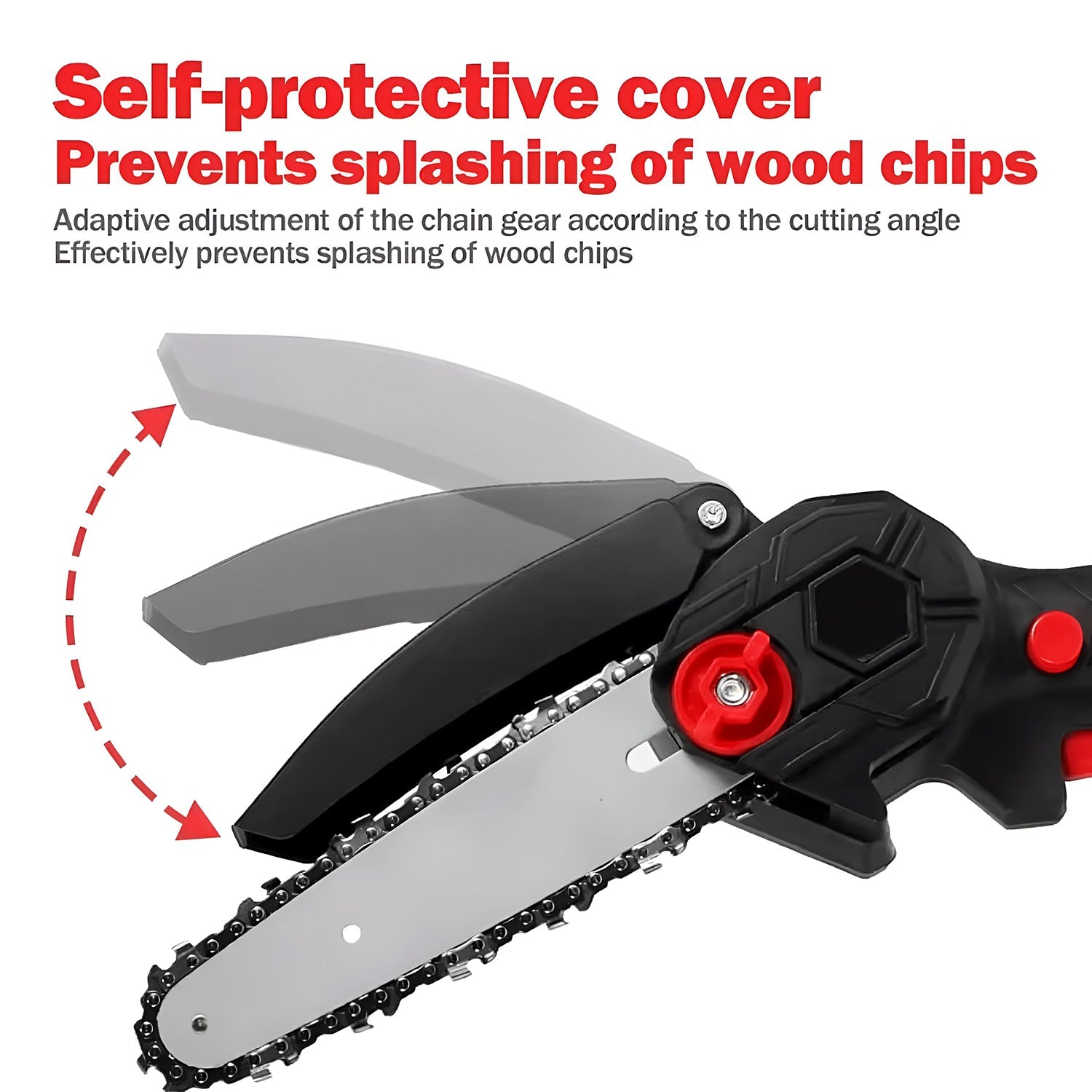DeoDap Cordless Mini Electric Chainsaw - lifestyle