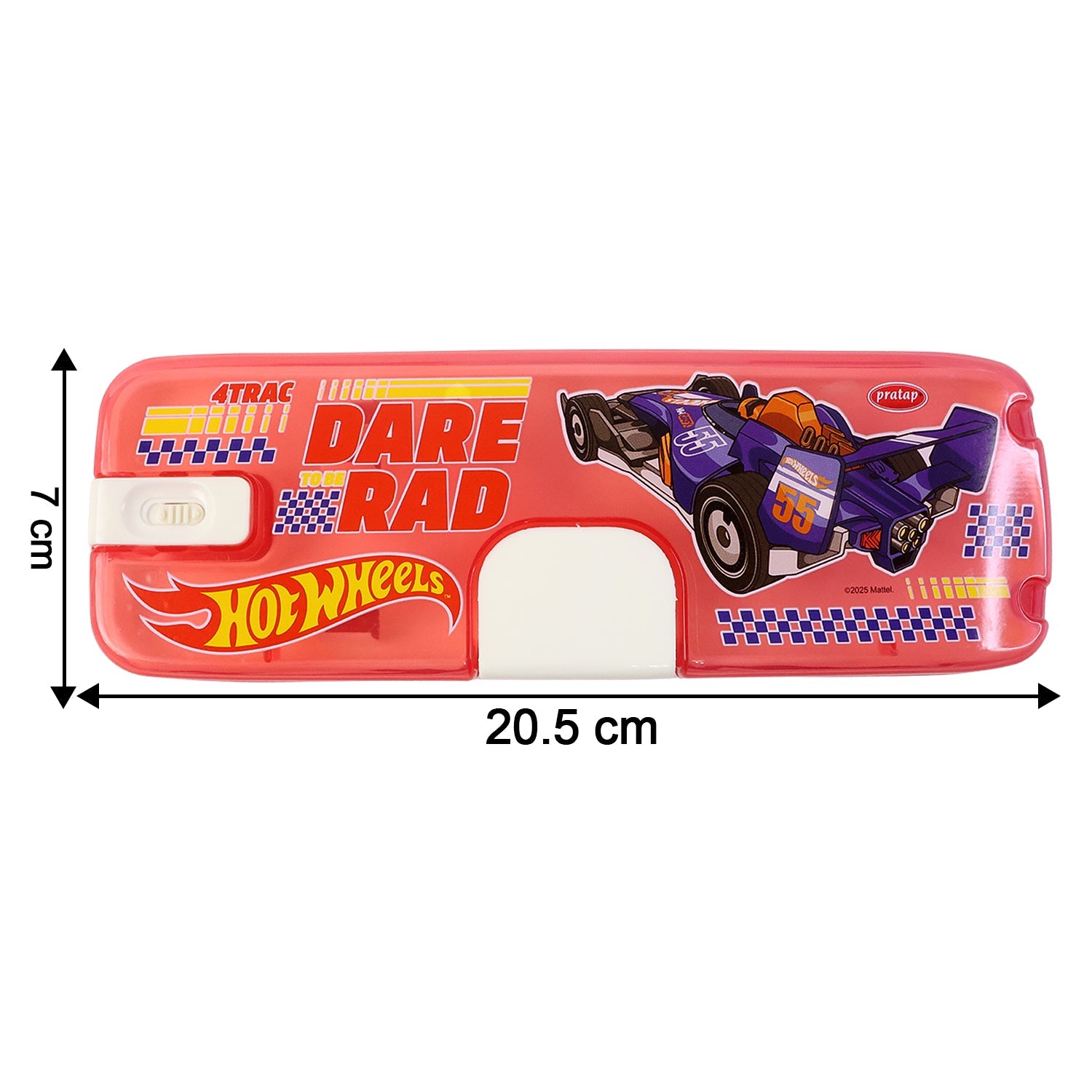 Pencil Box showing LED lighting feature activated