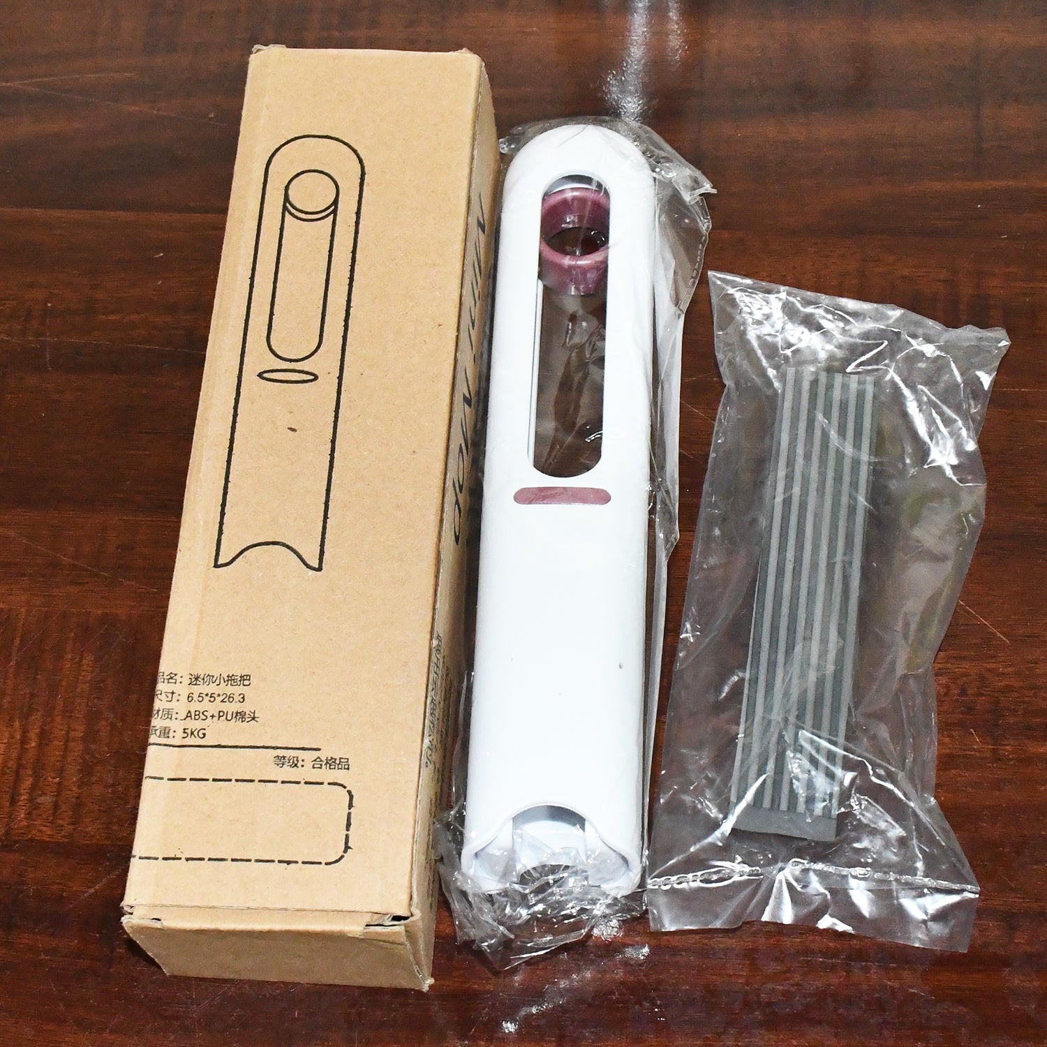 Portable Self-Squeeze Mini Mop â€“ Strong Absorbent Mop for Bathroom & Kitchen