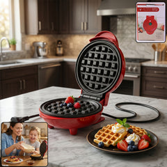 Mini Waffle Maker Machine Waffle Iron Home Appliances Kitchen Gift Easy To Clean, On-Stick Surfaces, Perfect Breakfast, Dessert, Sandwich, Cakes, Other Snacks Machine