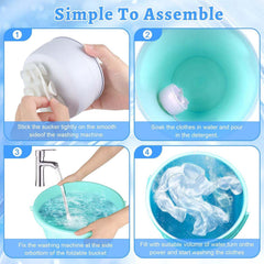 Mini Turbo Washing Machine â€“ Portable USB Washer for Home & Small Spaces