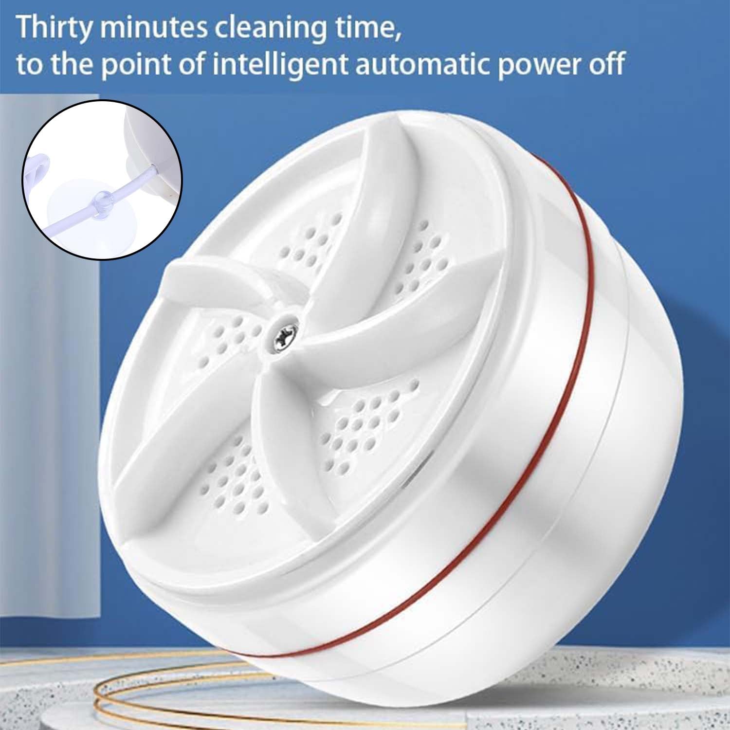 Mini Turbo Washing Machine â€“ Portable USB Washer for Home & Small Spaces