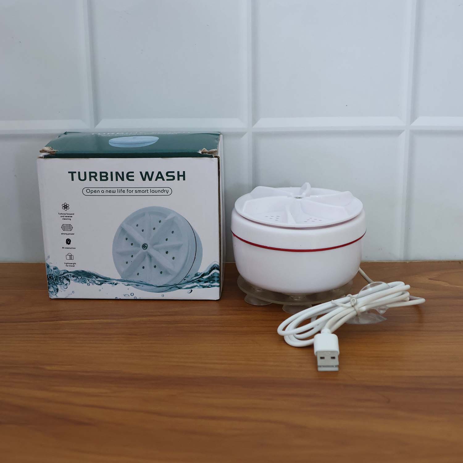 Mini Turbo Washing Machine â€“ Portable USB Washer for Home & Small Spaces