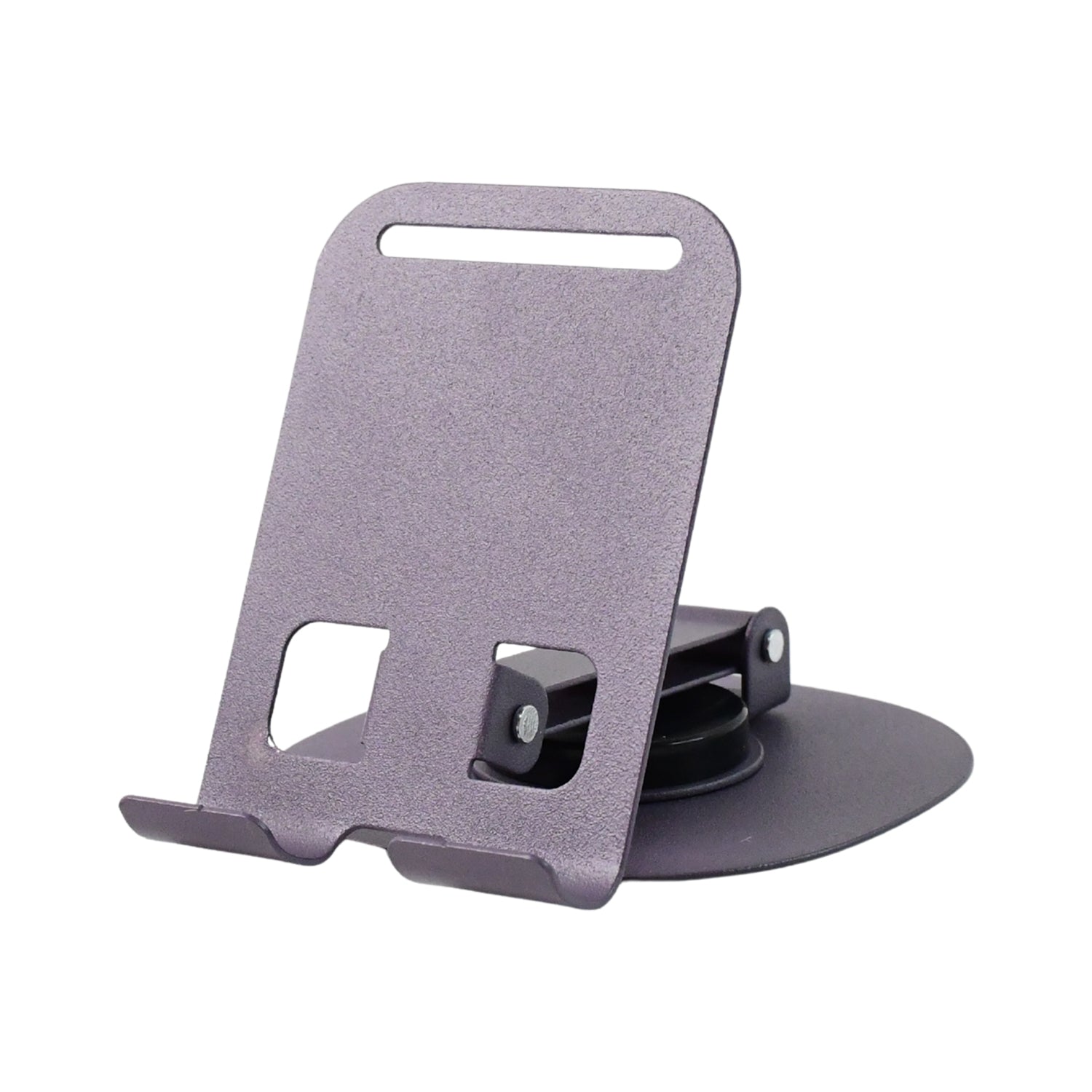 Mobile stand with multi-angle adjustments and foldable design