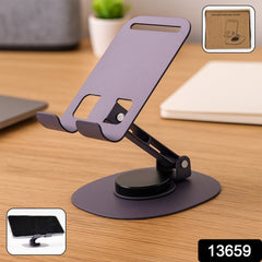 Adjustable mobile stand holding a smartphone