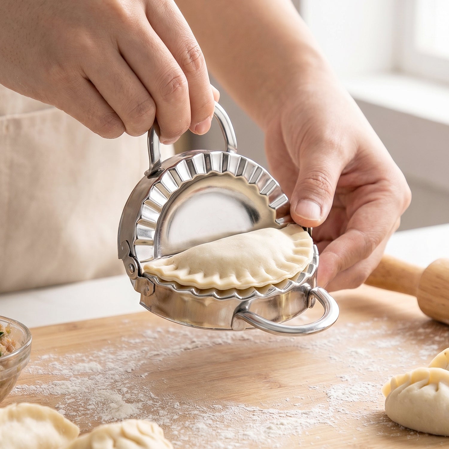 Easy to use dumpling maker kitchen gadget