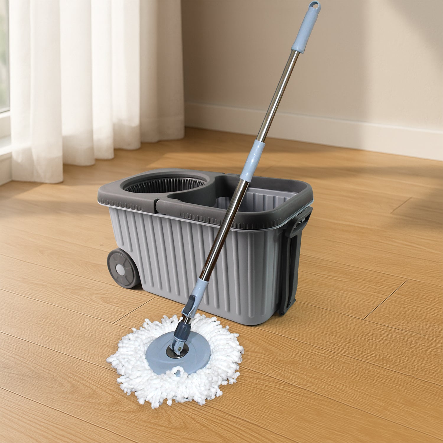 Apex Magic Spin Mop with Dual Bucket