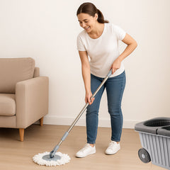 Deluxe Spin Mop Set for Home Cleaning