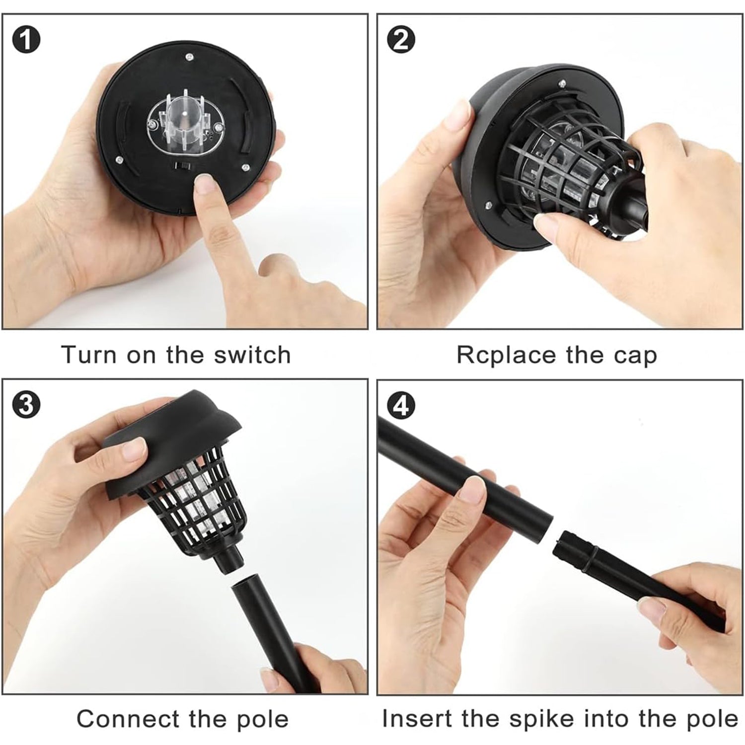 Solar Powered Mosquito Killer Garden Light (5 Pc)