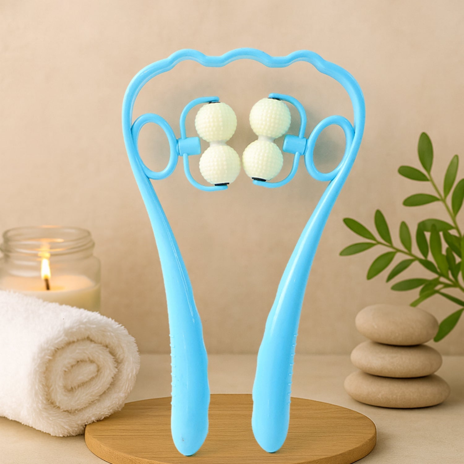 Dual Roller Manual Neck & Shoulder Massager