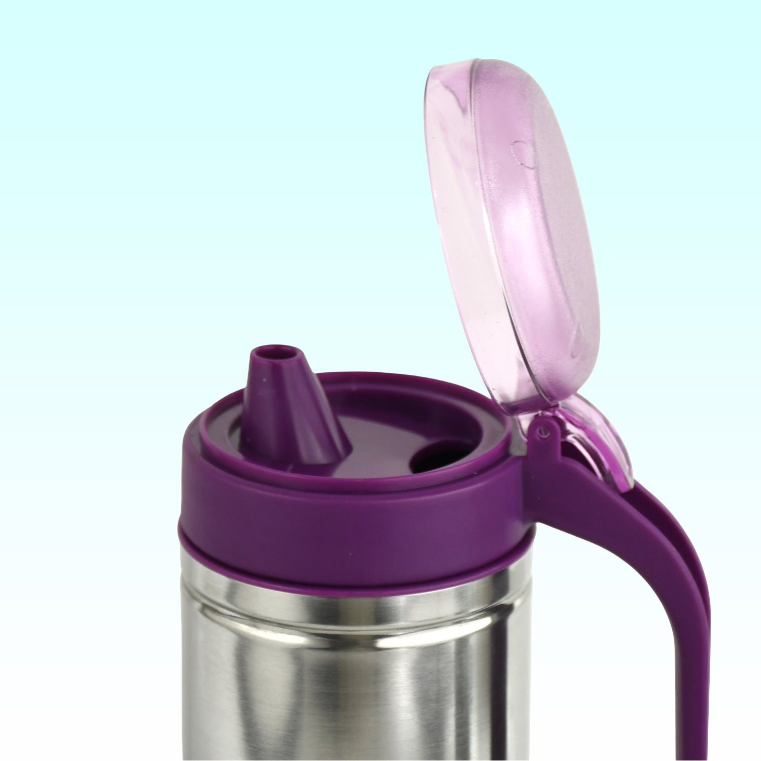 Close-up of oil pourer handle