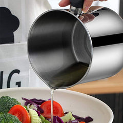 Multi-purpose oil storage jar stainless steel