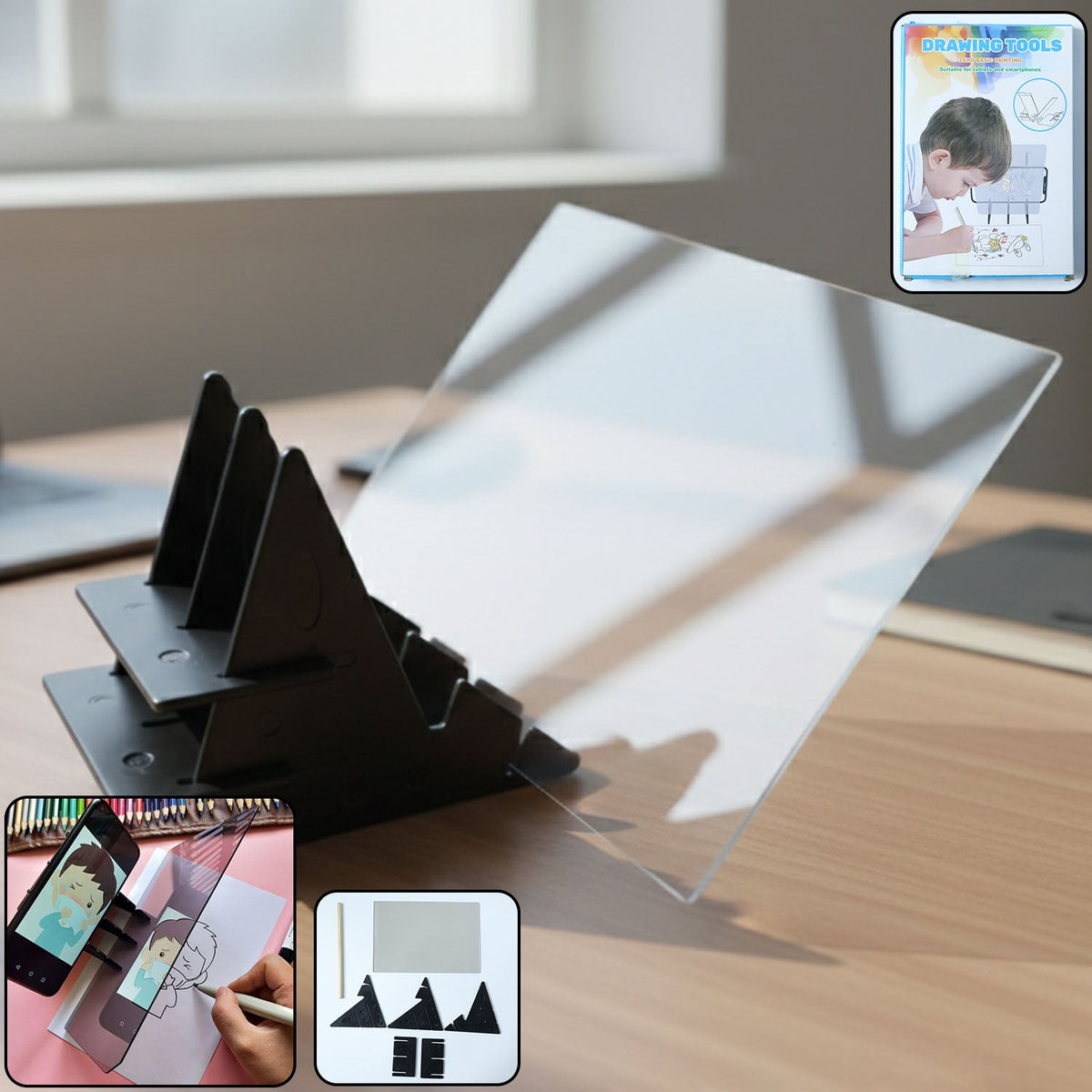 Smart Mobile Phone Drawing Projector Board Kit Set