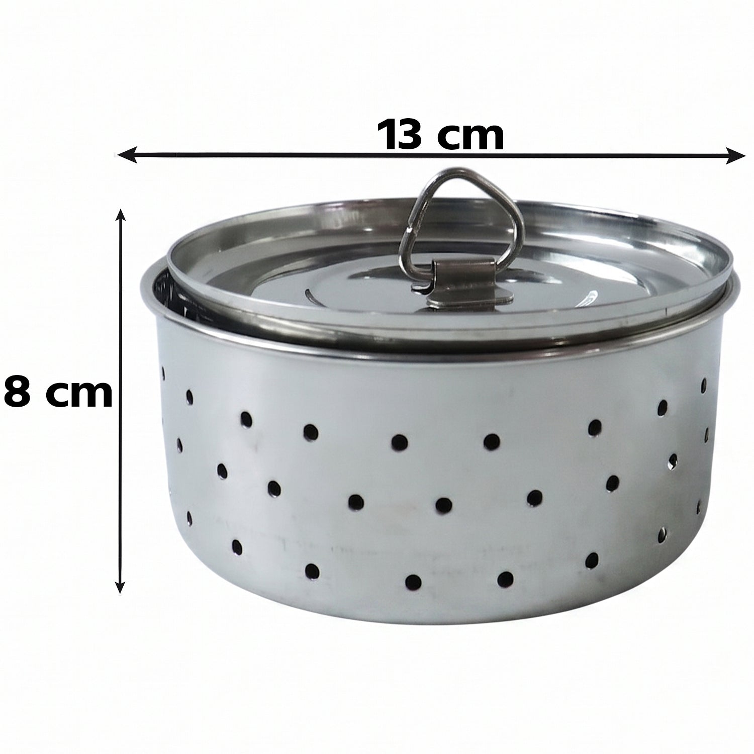 Stainless Steel Paneer Maker Mould with Lid for Cheese and Tofu Press (1 Pc)