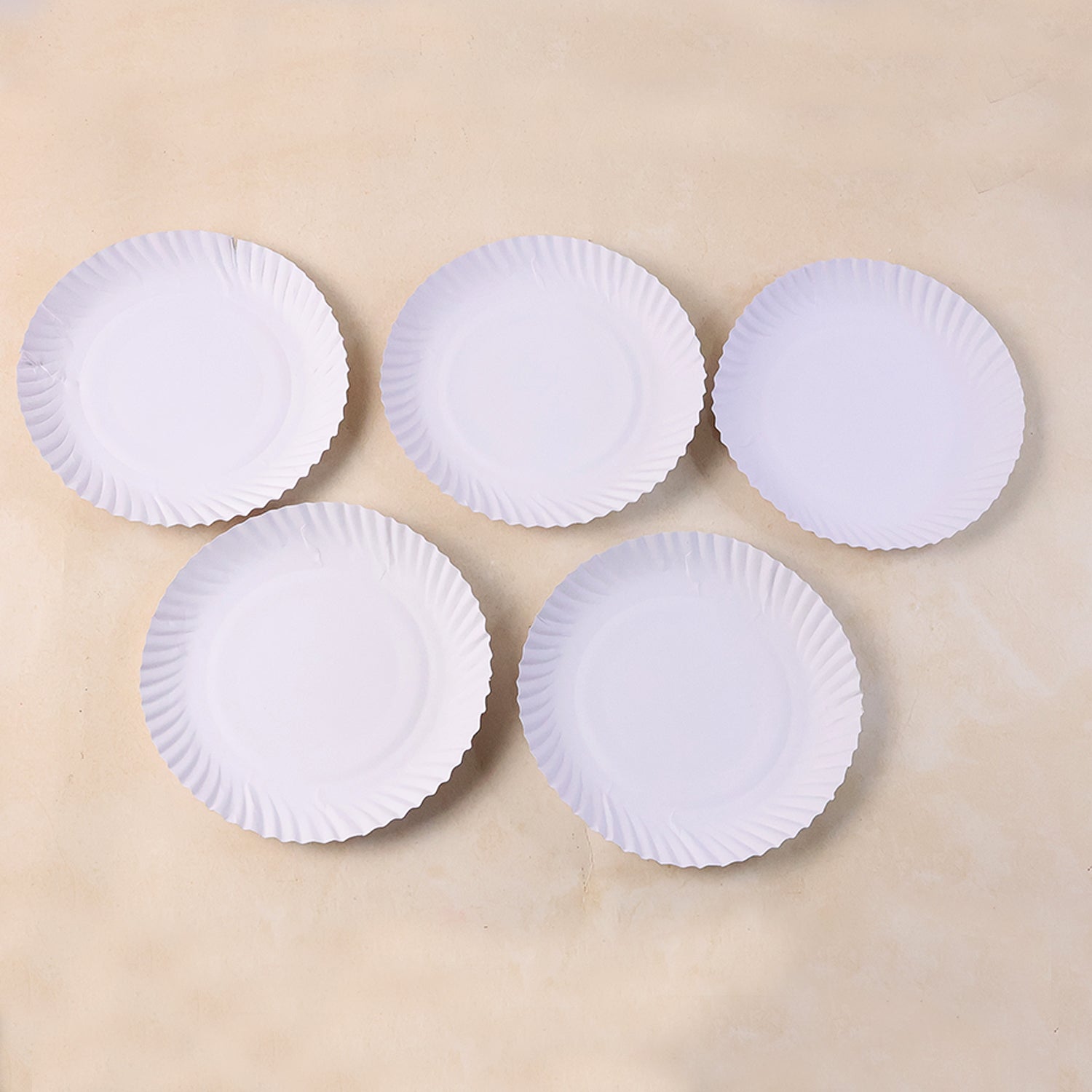 Freshee 9 Inch Round Compostable Paper Plate – 25 Pcs Pack