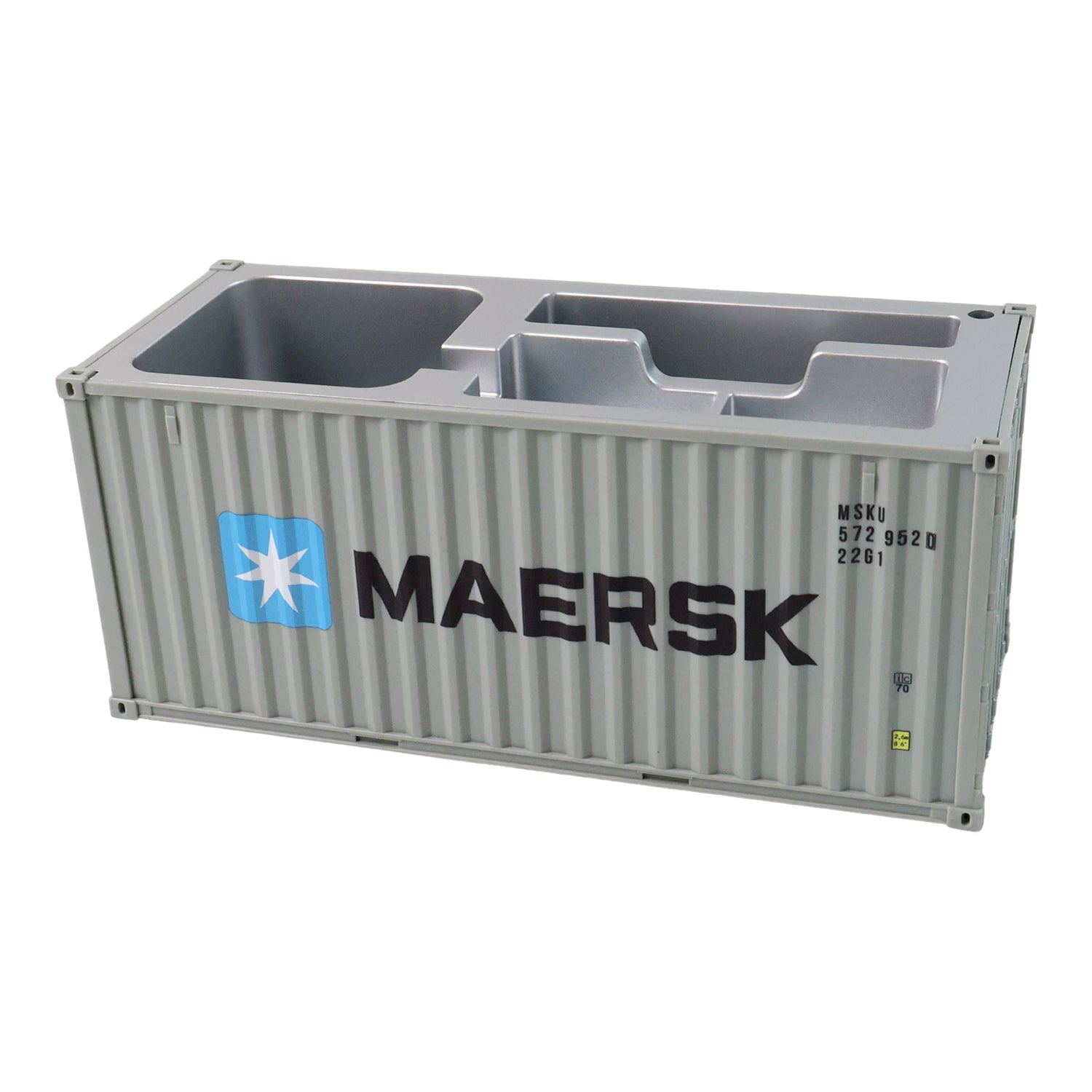 Container-Style Multi-Compartment Desk Organizer (1 Pc)