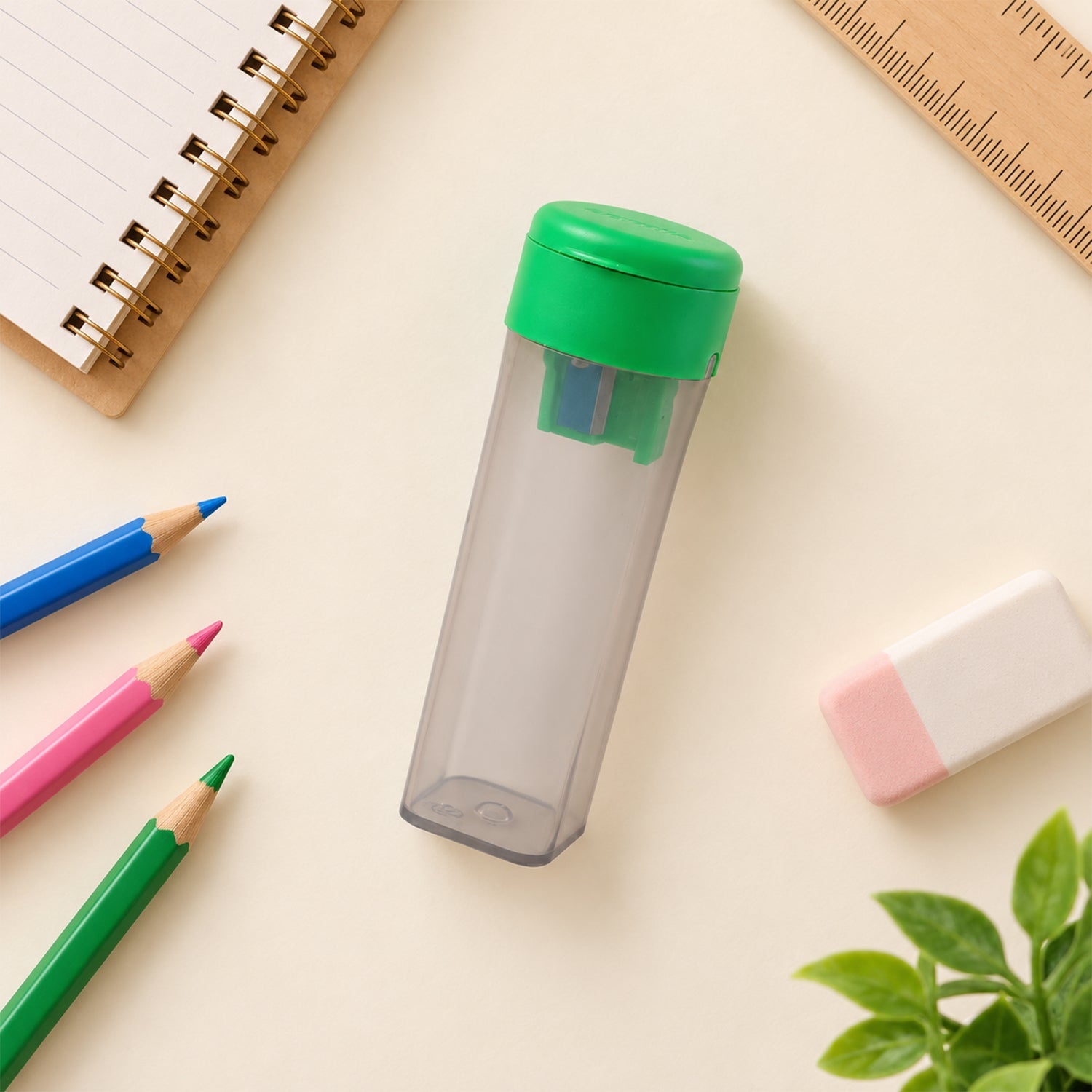 Camlin Green Container Pencil Sharpener