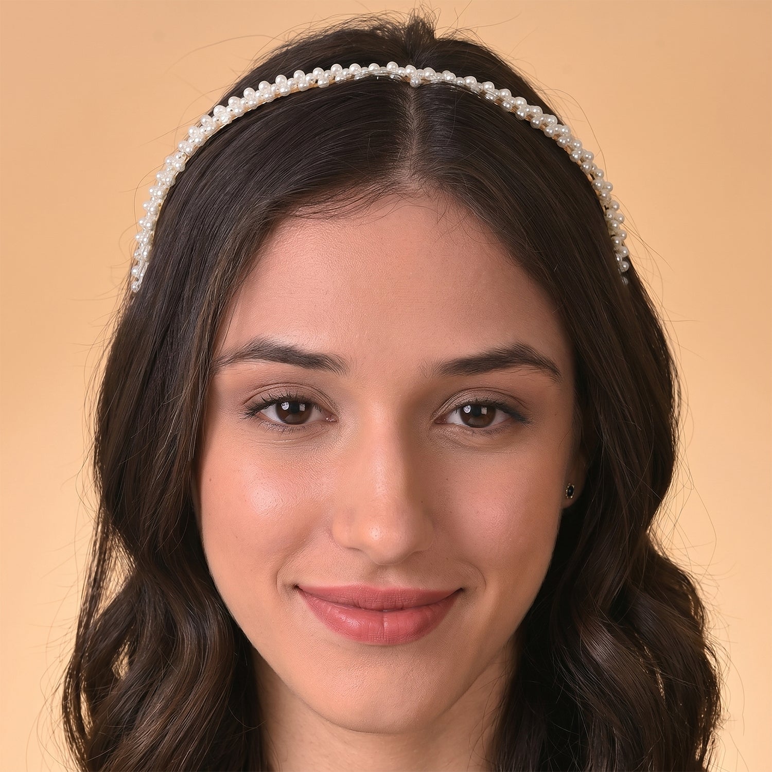 Elegant Pearl Studded Hairband for Women Daily Wear Headband (1 Pc)
