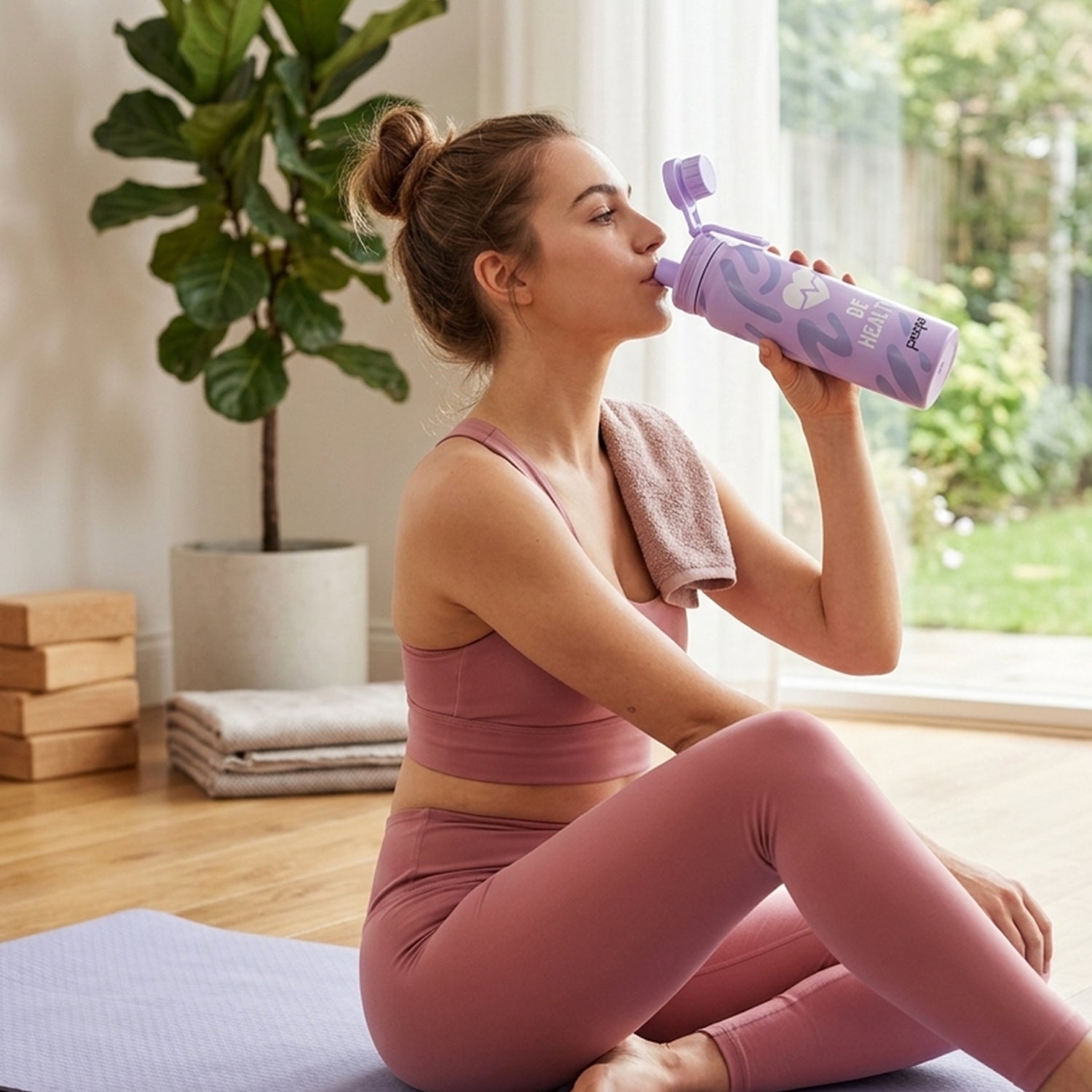 Pexpo Austin Art Stainless Steel Water Bottle 800 ML (1 Pc)