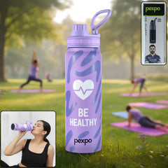 Pexpo Austin Art Stainless Steel Water Bottle 800 ML (1 Pc)