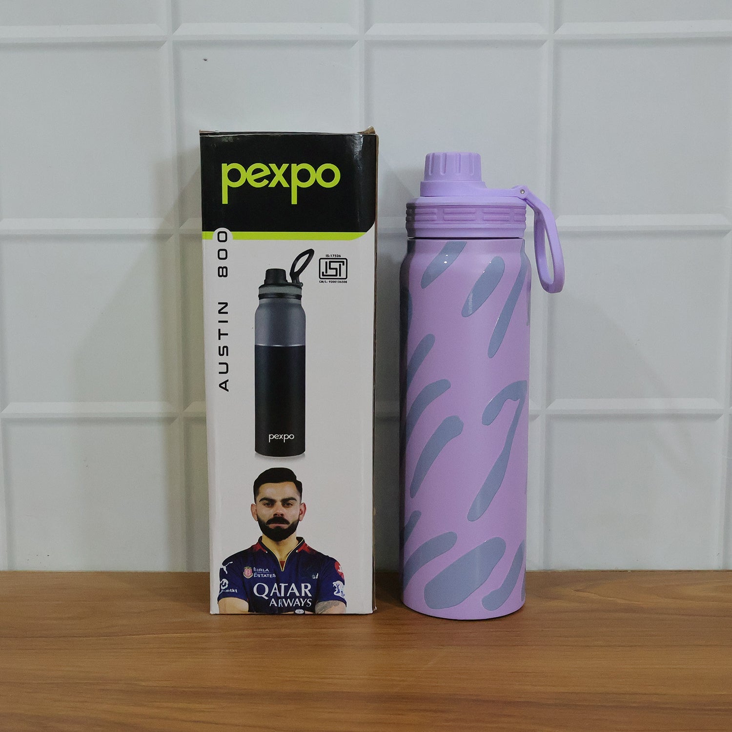 Pexpo Austin Art Stainless Steel Water Bottle 800 ML (1 Pc)