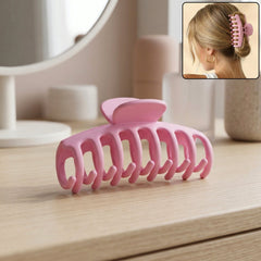 Pink hair claw clip from DeoDap