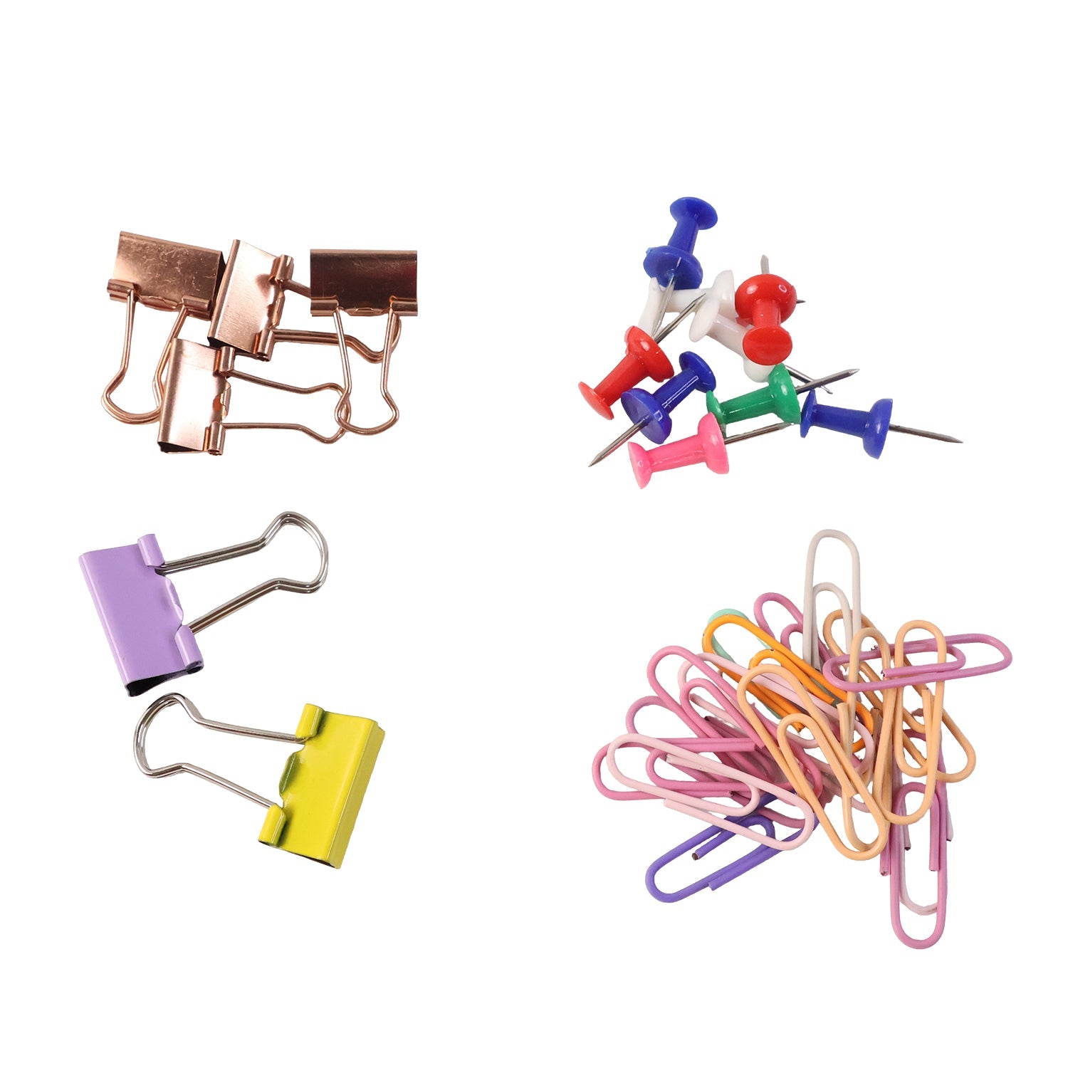 Office Accessories Set of Clips and Pins